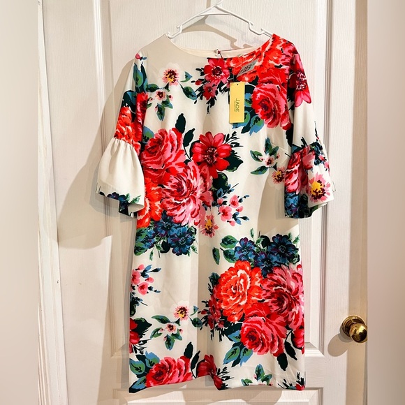 FINAL PRICE NWT Jade Melody Tam Floral Sheath Dress - Picture 1 of 8